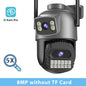 BESDER 15MP Wifi Camera PTZ Outdoor Dual Screen 10X Digital Zoom Human Detection 10MP Security IP Camera Surveillance O-Kam Pro